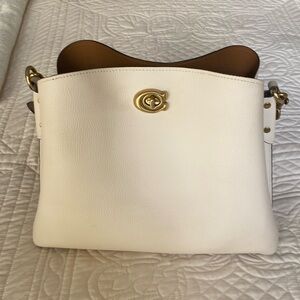 Coach Pebble Leather Willow Shoulder Bag w/Convertible Straps